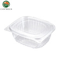 64oz PET Plastic Transparent Clamshell Food Lunch Box